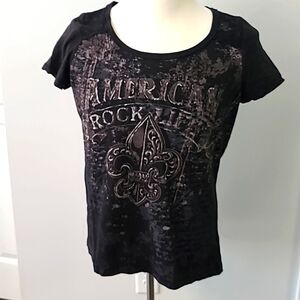 Maurices size 0 black tshirt